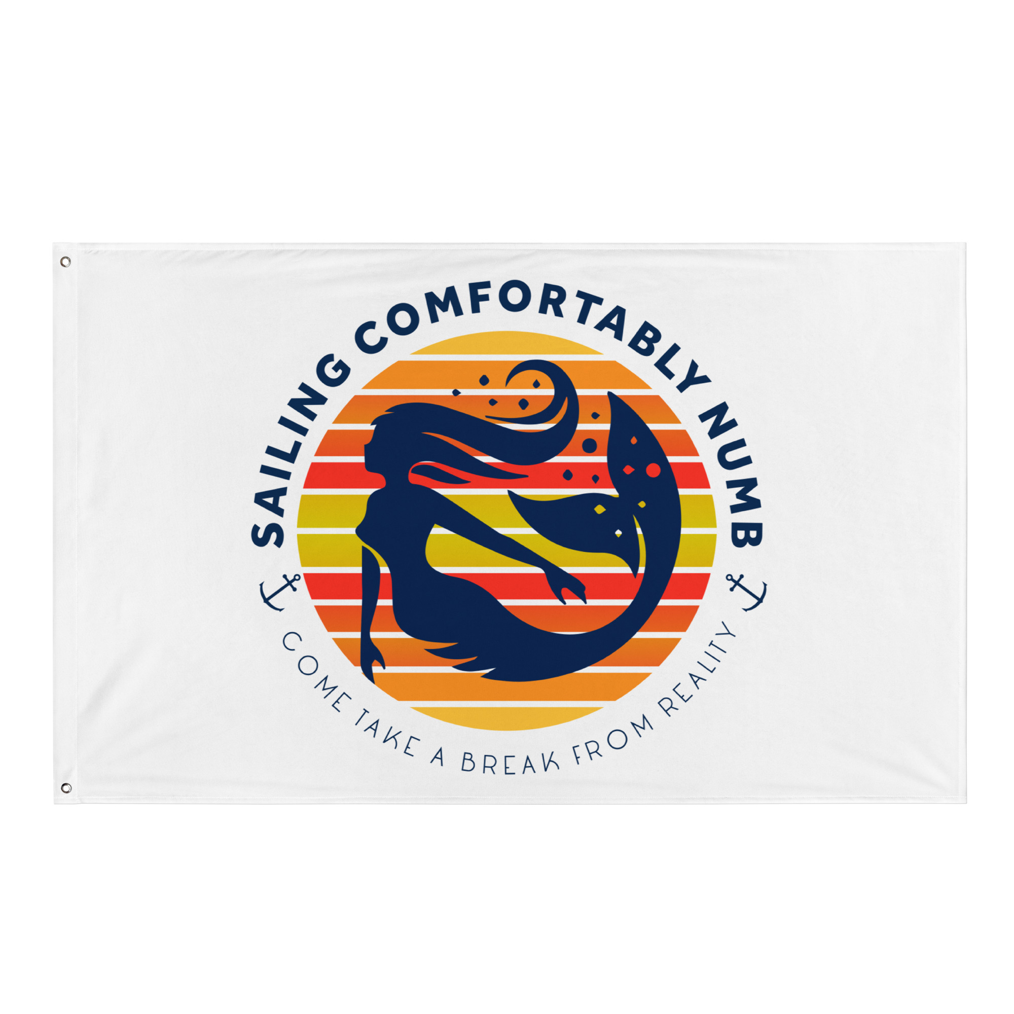Flag 1 Comfortably Numb classic cotton t-shirt front view