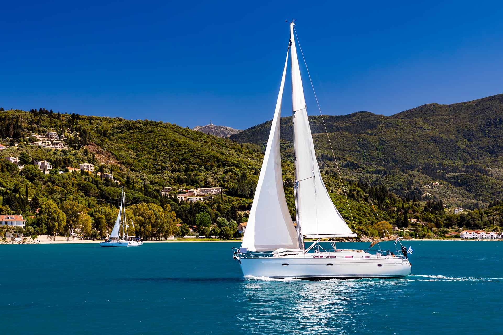 Charters 4 Sailboat on calm water