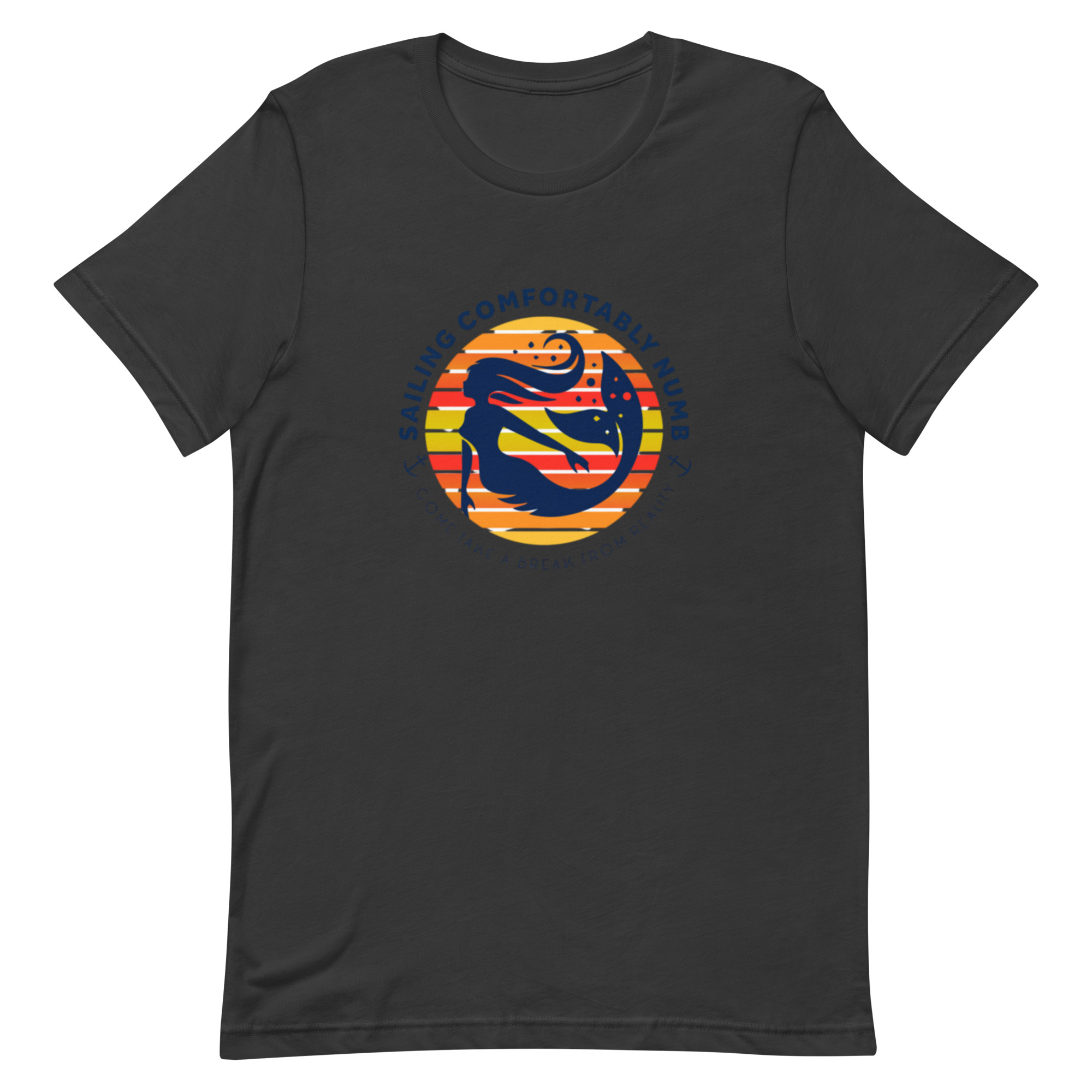 Unisex t-shirt 80 Comfortably Numb classic cotton t-shirt front view