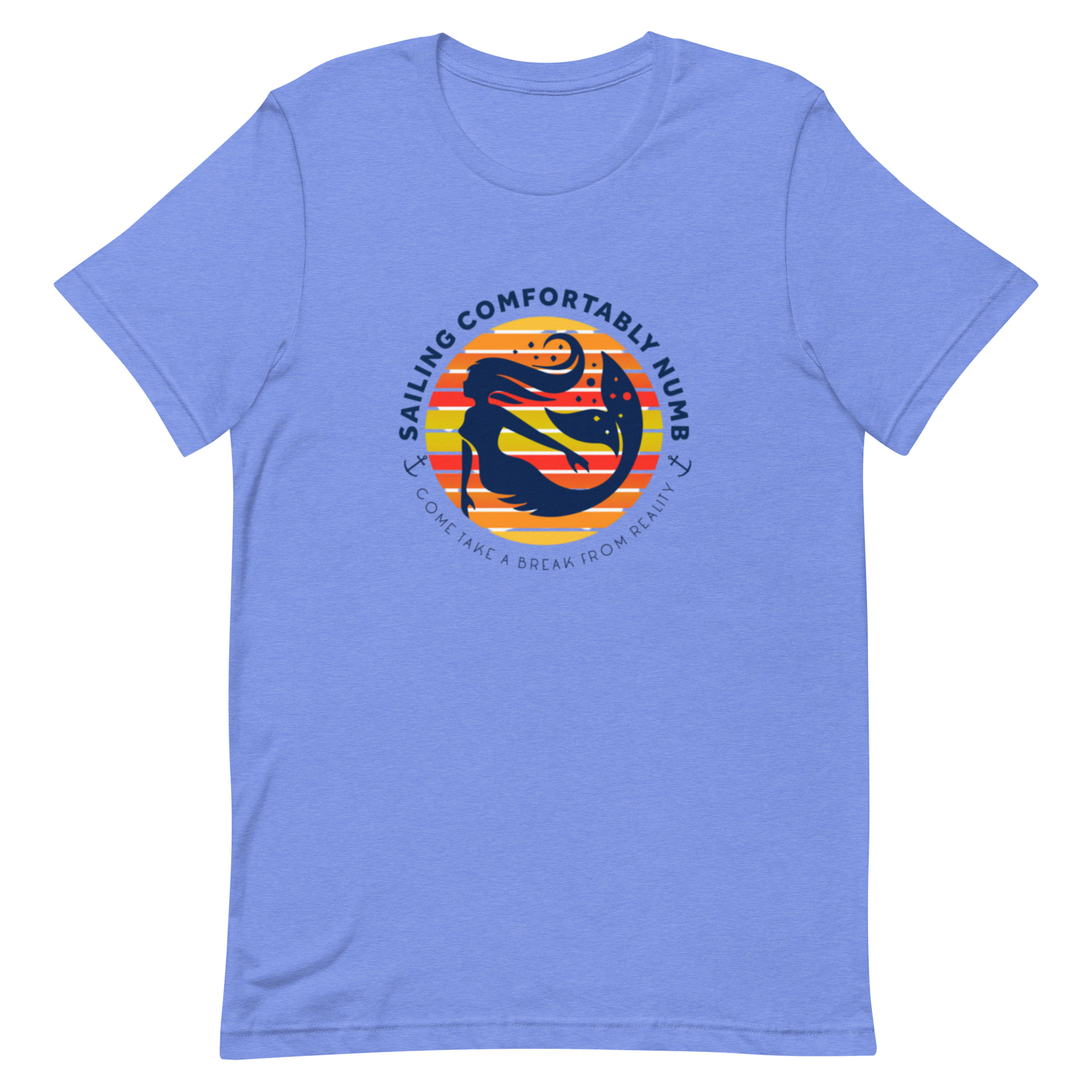 Unisex t-shirt 81 Comfortably Numb classic cotton t-shirt front view