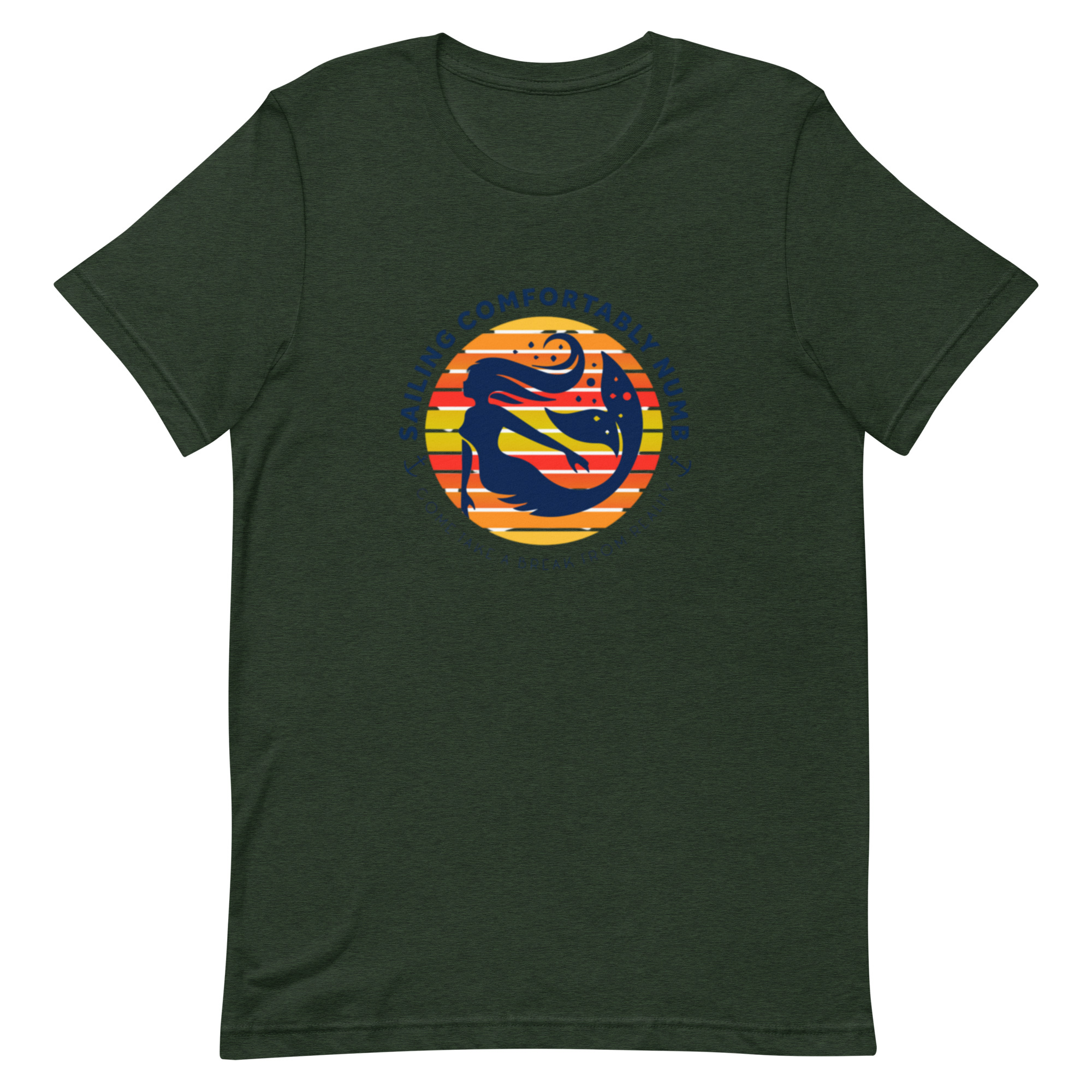 Unisex t-shirt 96 Comfortably Numb classic cotton t-shirt front view