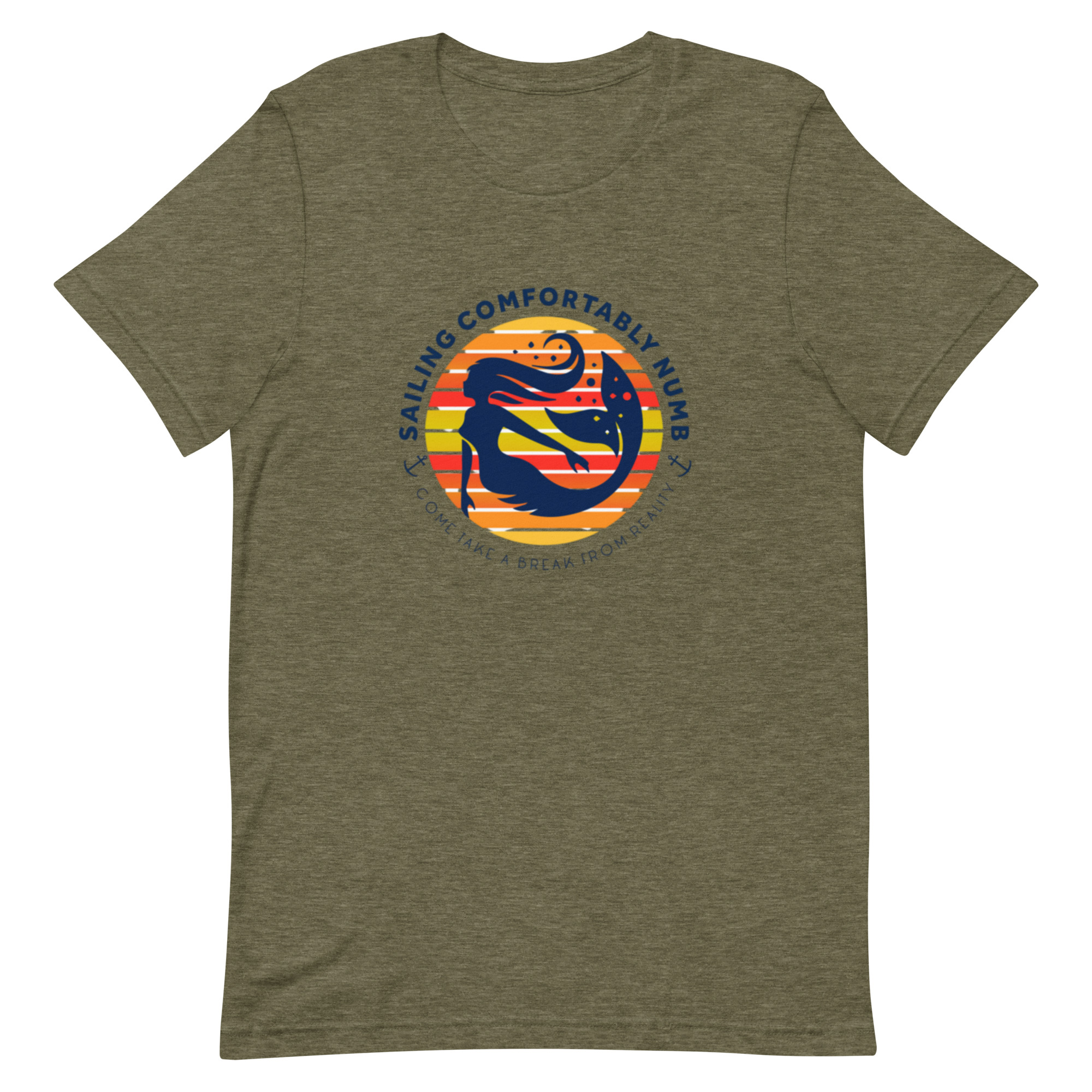 Unisex t-shirt 76 Comfortably Numb classic cotton t-shirt front view
