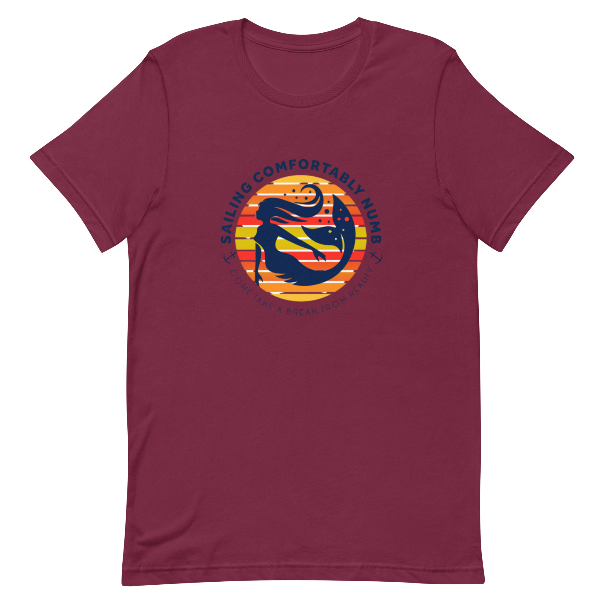 Unisex t-shirt 48 Comfortably Numb classic cotton t-shirt front view