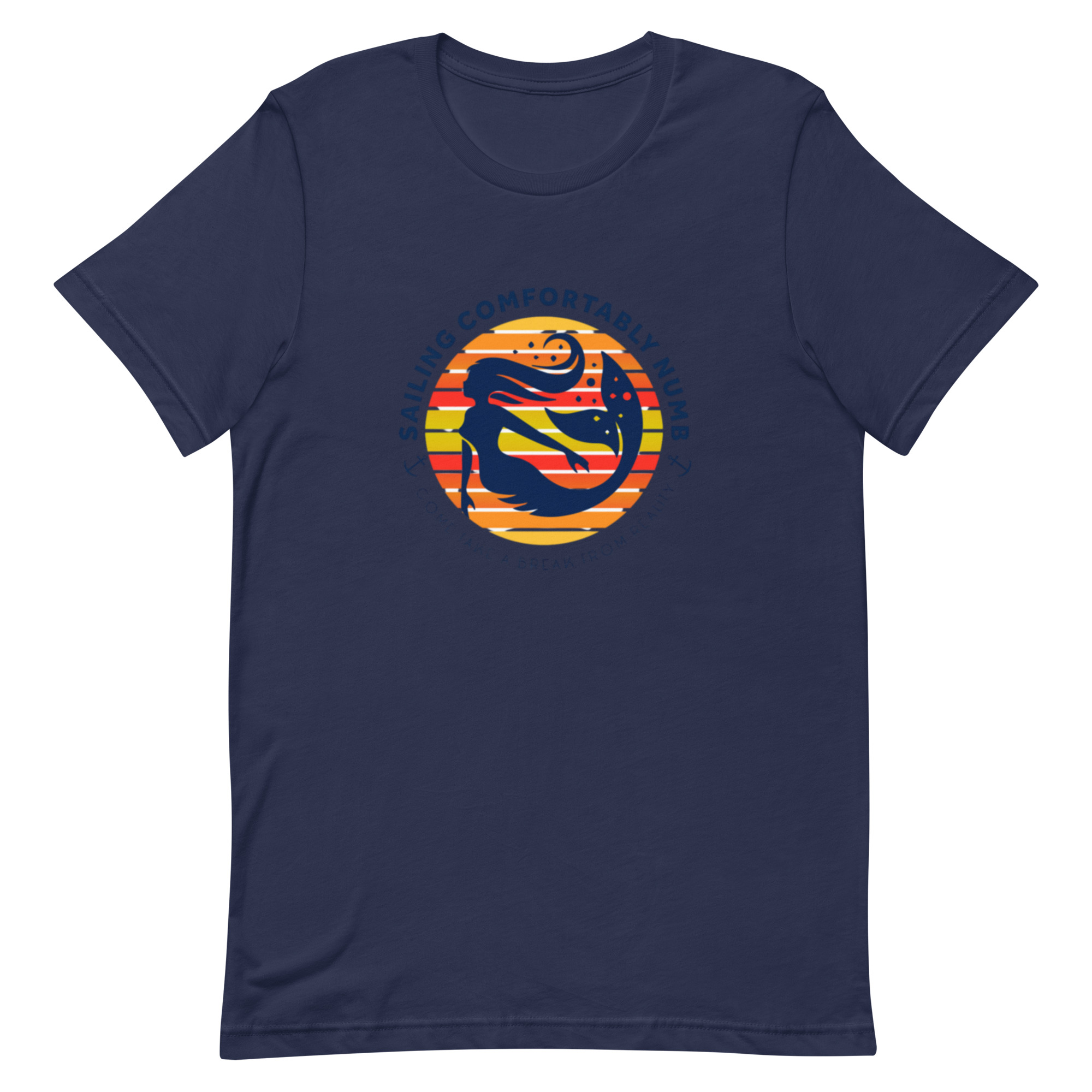 Unisex t-shirt 53 Comfortably Numb classic cotton t-shirt front view