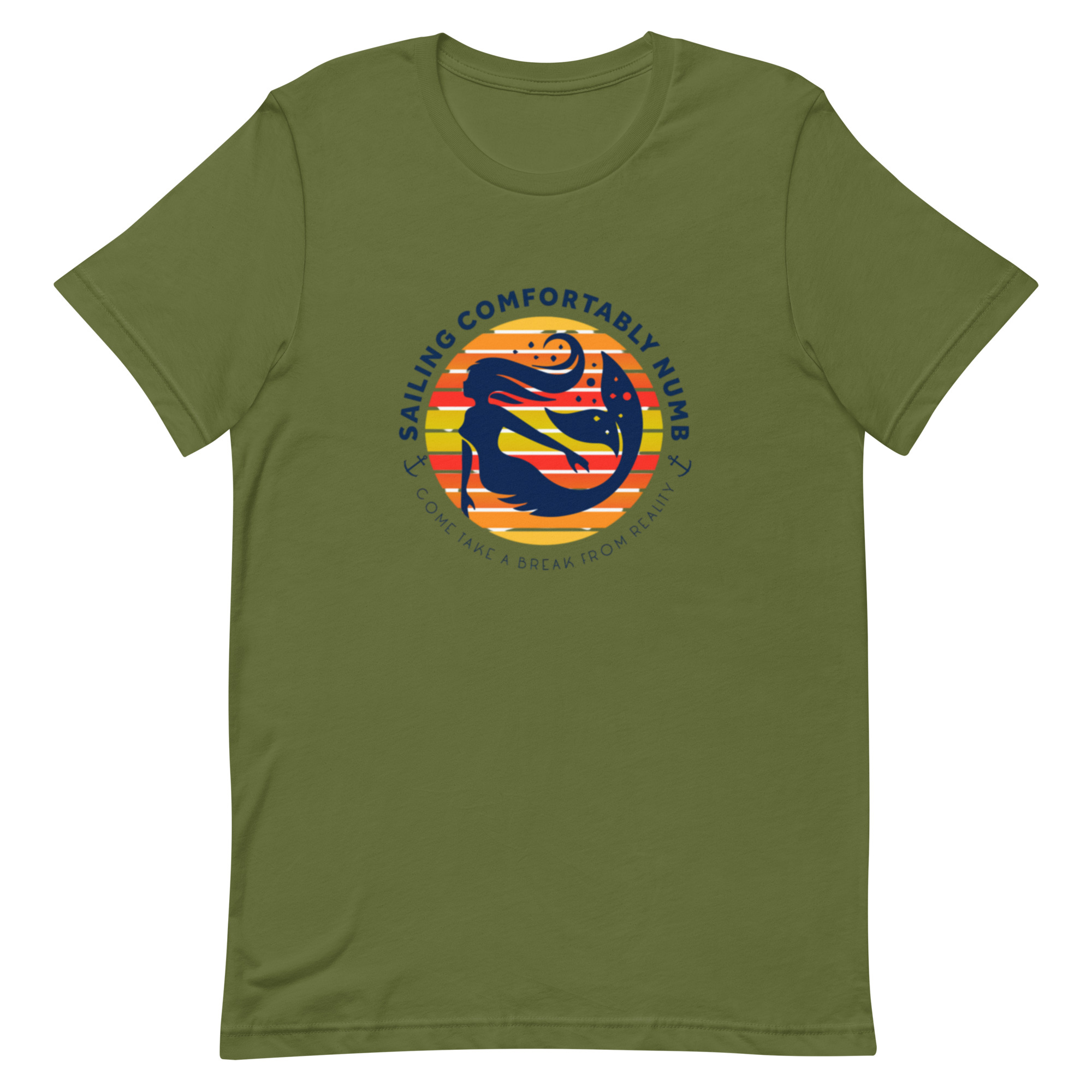 Unisex t-shirt 55 Comfortably Numb classic cotton t-shirt front view