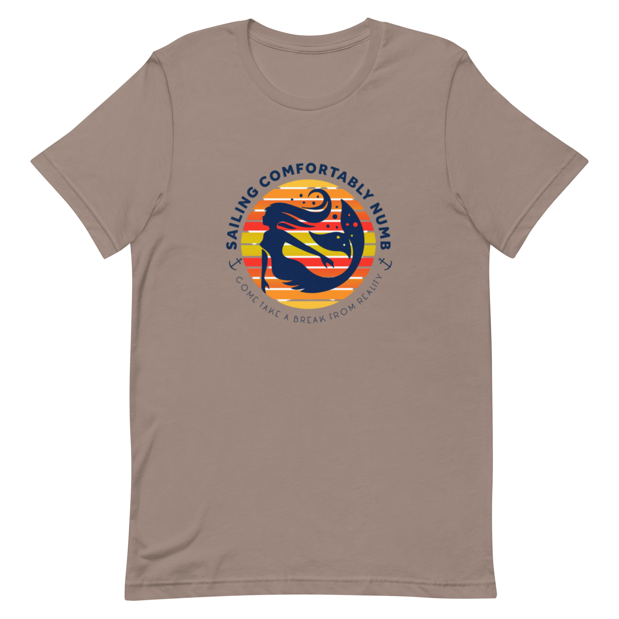 Unisex t-shirt 58 Comfortably Numb classic cotton t-shirt front view