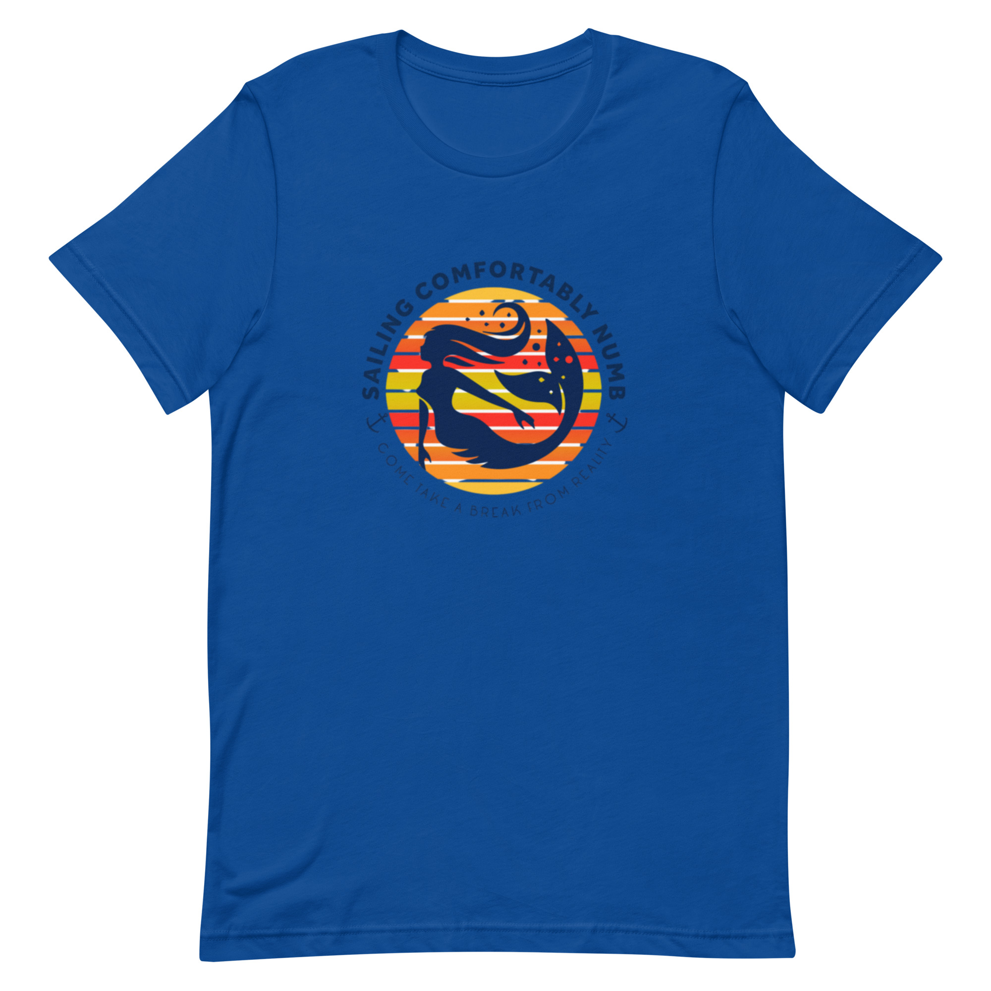 Unisex t-shirt 70 Comfortably Numb classic cotton t-shirt front view