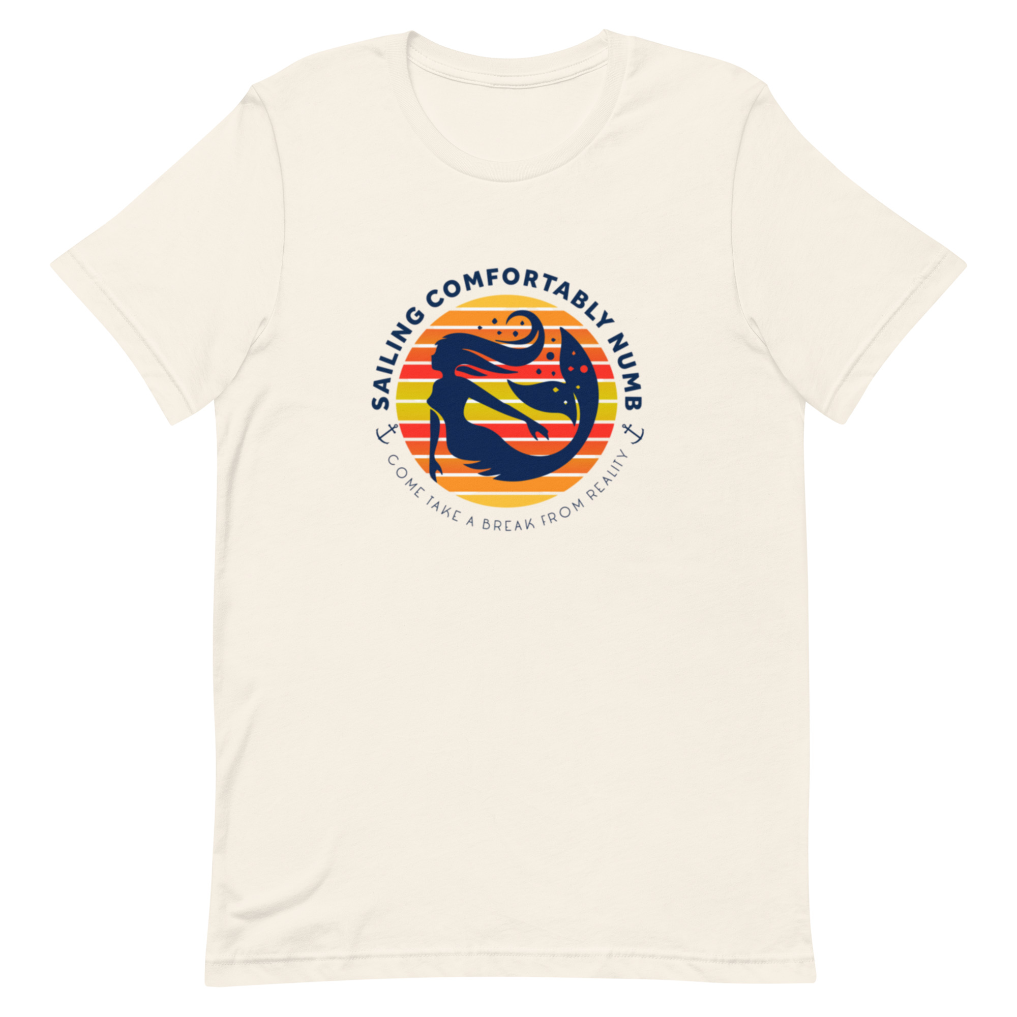 Unisex t-shirt 71 Comfortably Numb classic cotton t-shirt front view